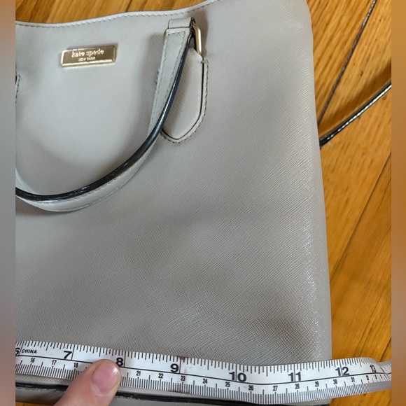 Kate Spade Evangelie Laurel Way Satchel, Saffiano Leather Crossbody Purse. - Picture 12 of 14